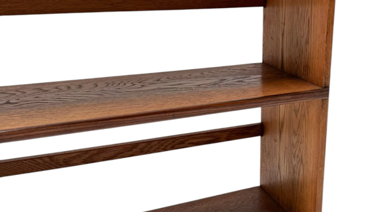 Art Deco Modernist Open Bookcase by P.E.L. Izeren for De Genneper Molen, 1920s